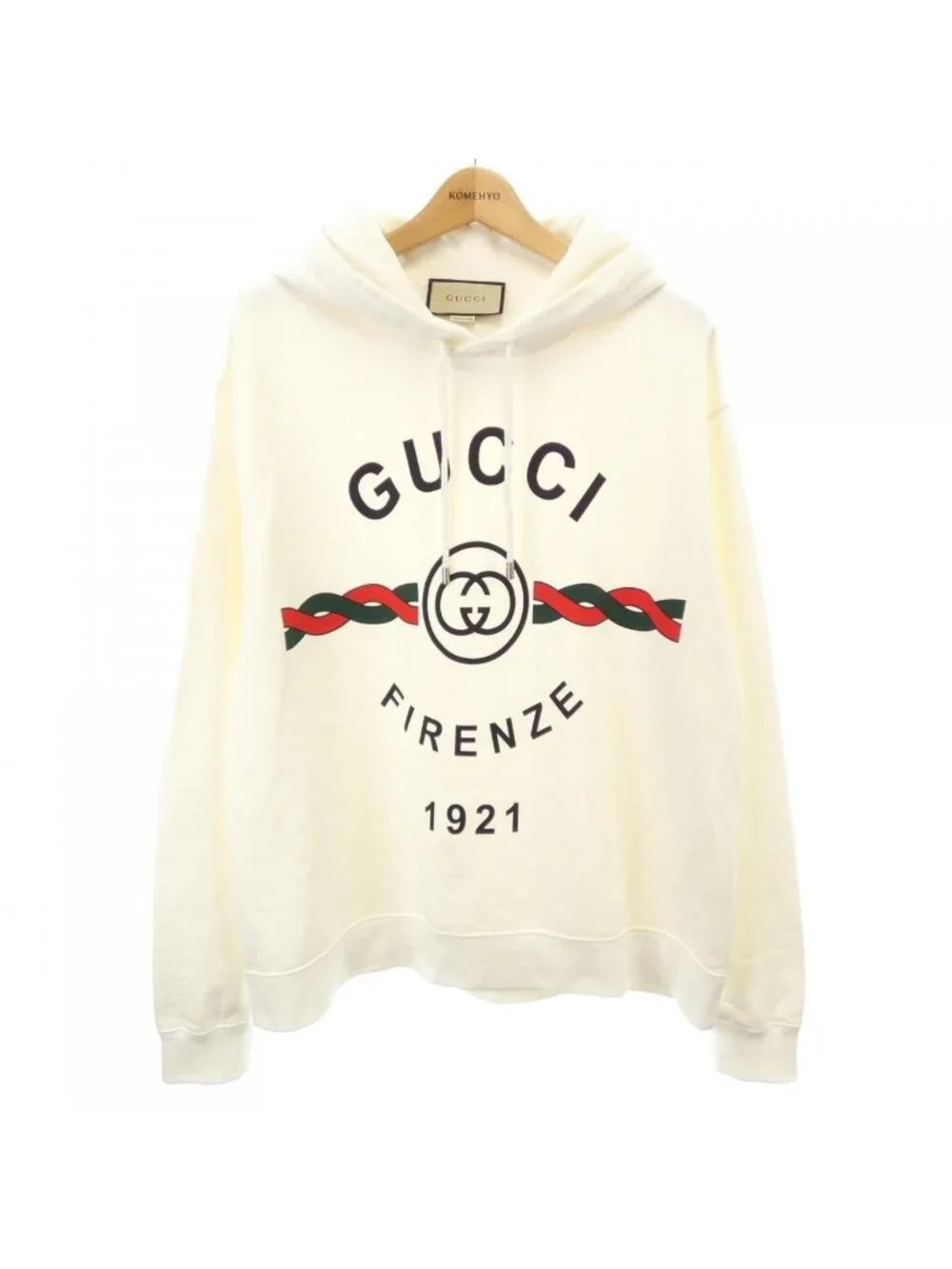 Gucci Interlocking Hoodie White